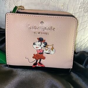 Kate Spade Disney Minnie Mouse bifold wallet